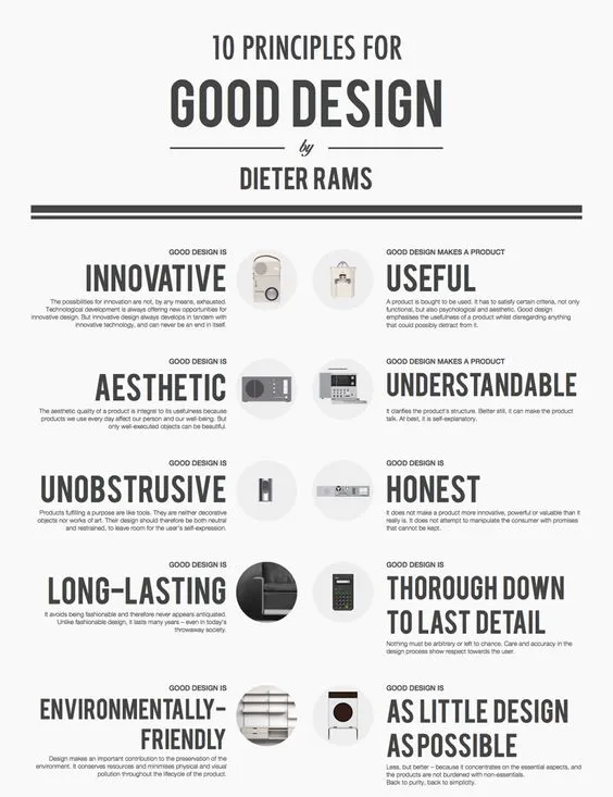 10 principles of good design
